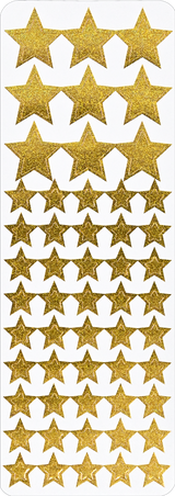 Color Foil Stars Sticker Set