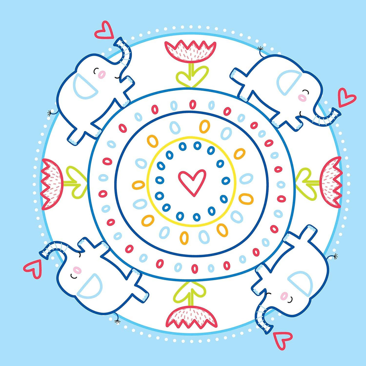 Calmly Creative Coloring Book for Kids - Beginner Coloring
