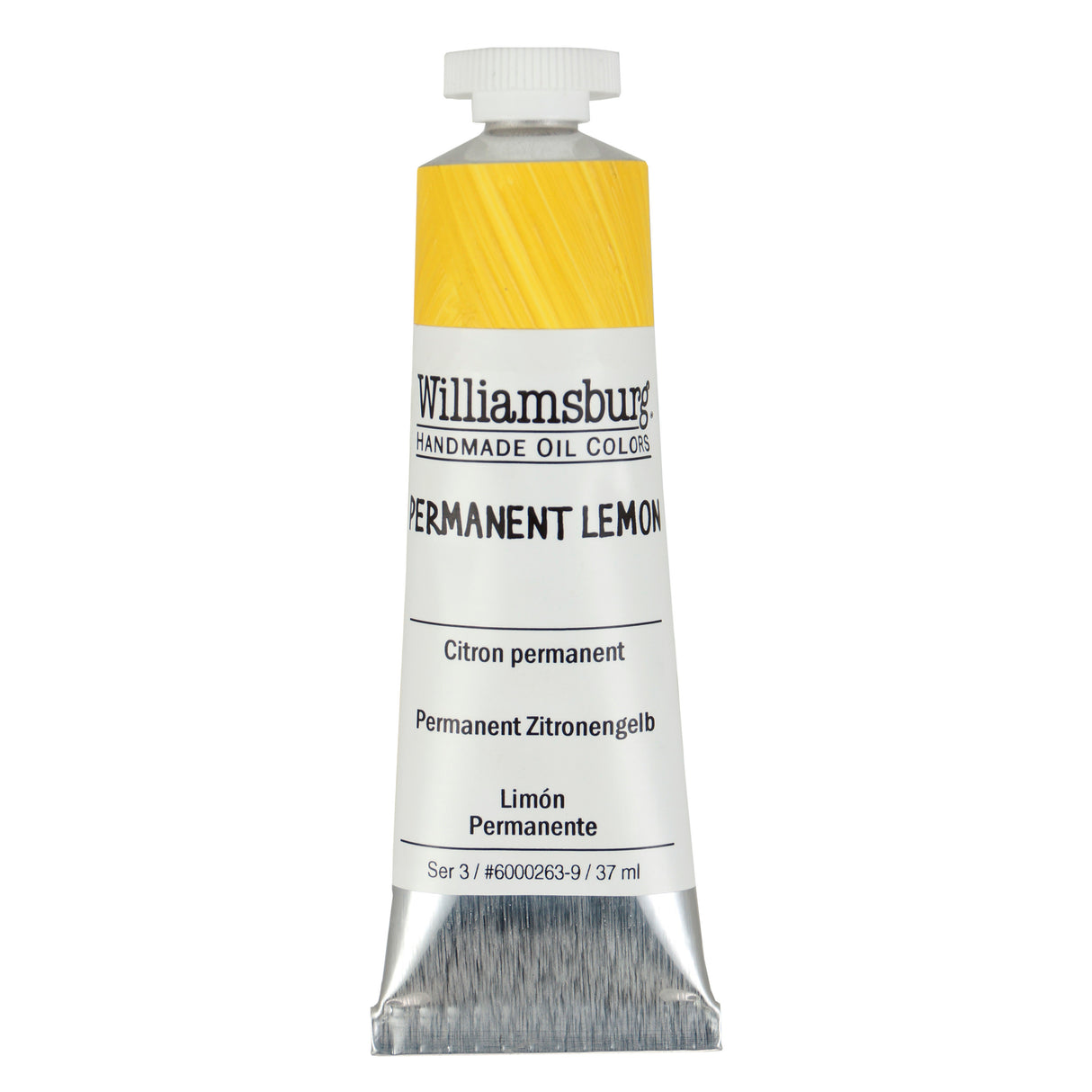 Williamsburg Artist Oil Color, 37ml Tube, Permanent Lemon