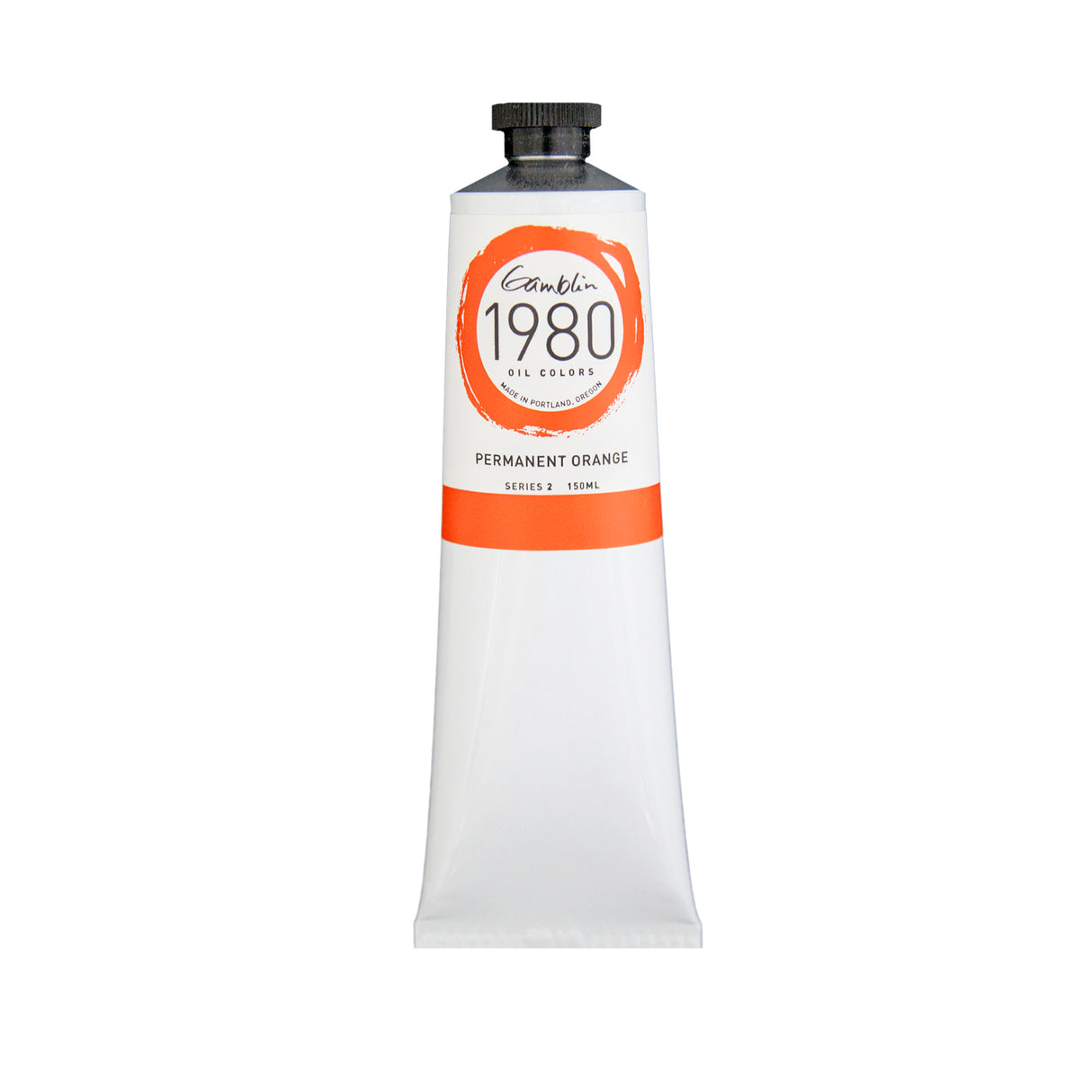Gamblin 1980 Oil Color, 150ml, Permanent Orange