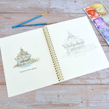 Watercolor workbook, Maryland Themed Watercoloring book
