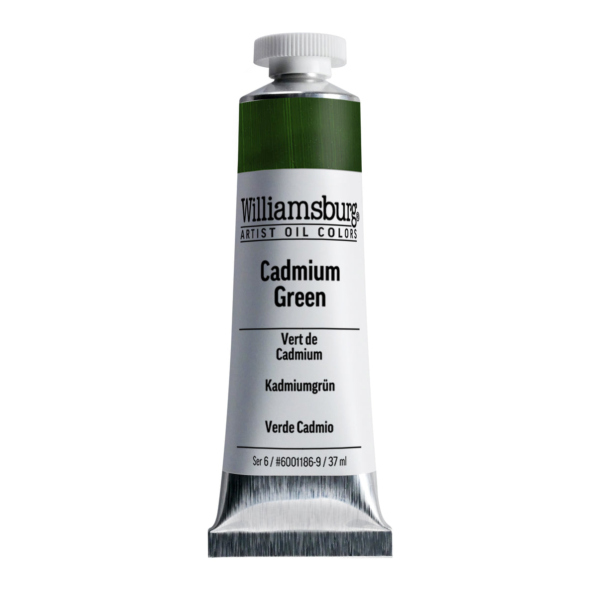 Williamsburg Artist Oil Color, 37ml Tube, Cadmium Green