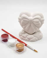 DIY Plaster Heart Paint Kit | Handmade Gift Craft Set