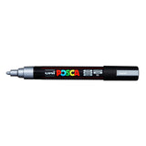 POSCA Paint Marker, PC-5M Medium Bullet, Silver