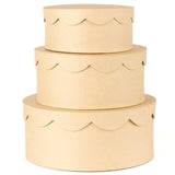 Premade Paper Mache Round Cake Box Large