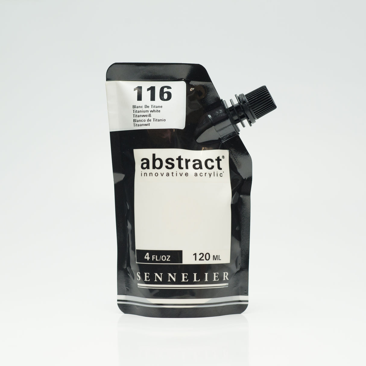 Sennelier Abstract Acrylic, 120ml, Satin, Titanium White