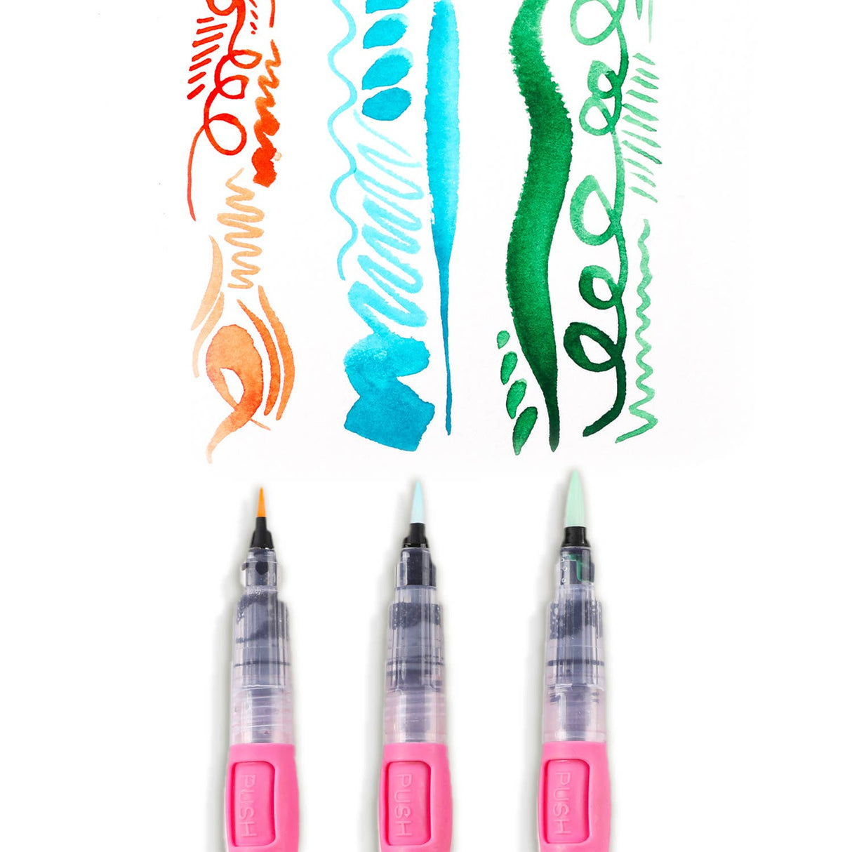 Premium Water Brush Pen Set Of 3
