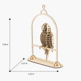 3D Laser Cut Wooden Puzzle Bundle Pack: Bird Animals