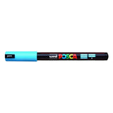 POSCA Paint Pen, PC-1MR Ultra-Fine Tip, Light Blue
