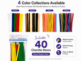 Chenille Stems Color Collection, 25ct (4 Color Collections)