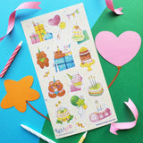 Cutie Birthday Bash Sticker Sheet