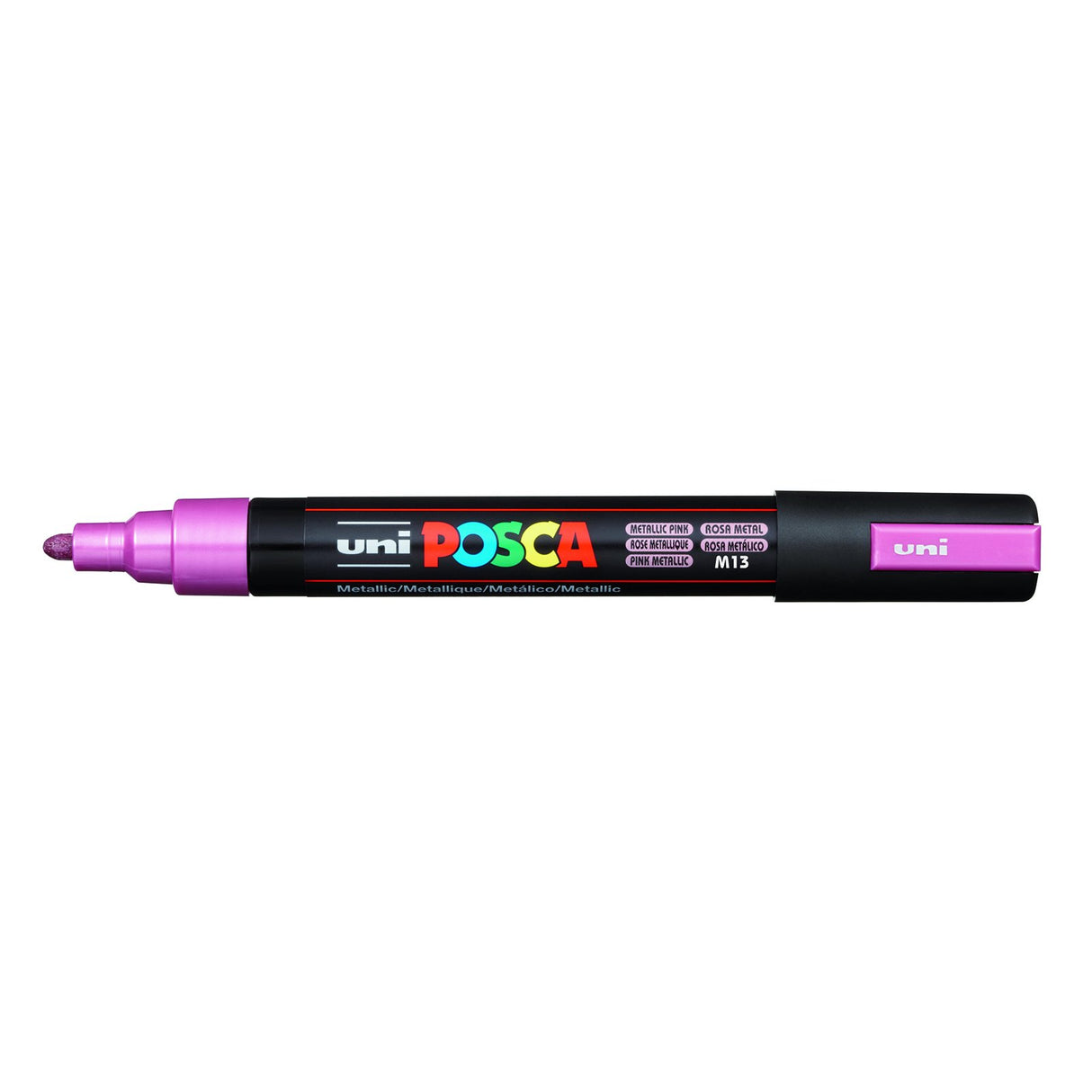 POSCA Paint Marker, PC-5M Medium Bullet, Metallic Pink