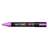 POSCA Paint Marker, PC-5M Medium Bullet, Metallic Pink