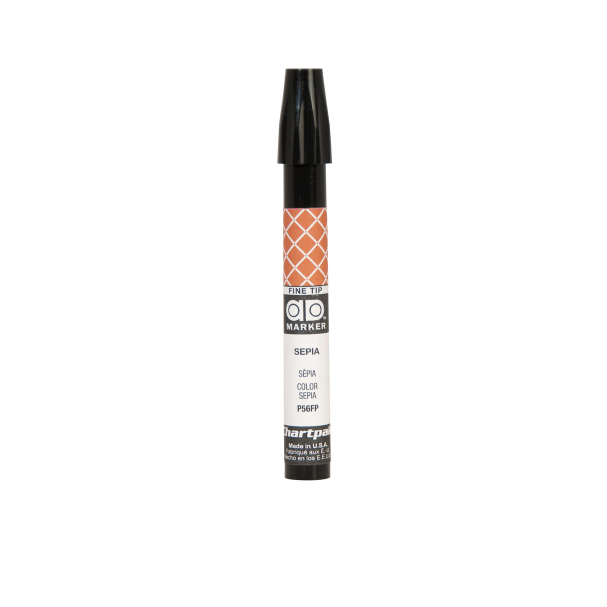 Chartpak Fine-Tip Ad Marker, Sepia