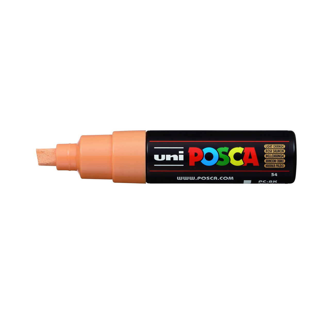 POSCA Paint Marker, PC-8K Broad Chisel, Light Orange