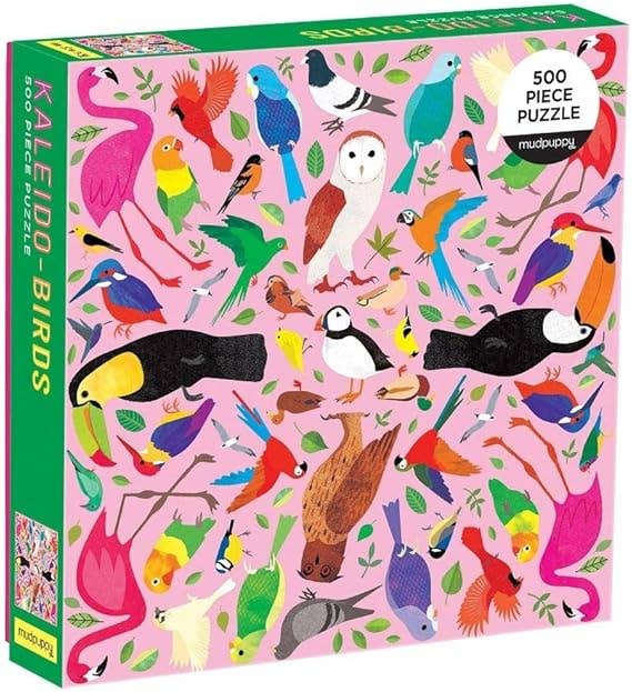 Kaleido-Birds 500 Piece Family Puzzle