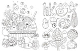 A Million Kawaii Cuties Coloring Book