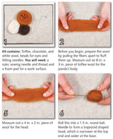 Red Panda Felting Kit
