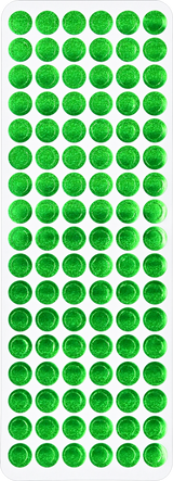Color Foil Dots Sticker Set