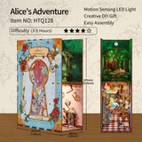 DIY Miniature House Book Nook Kit: Alice's Adventure