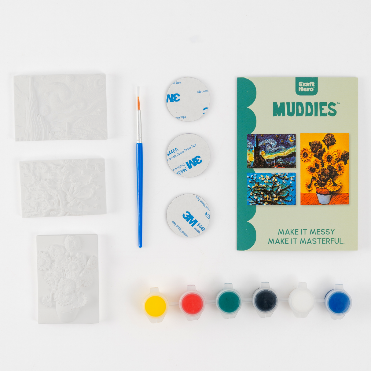 Muddies™ 3D Magnet Painting Kit — Van Gogh’s Masterpieces