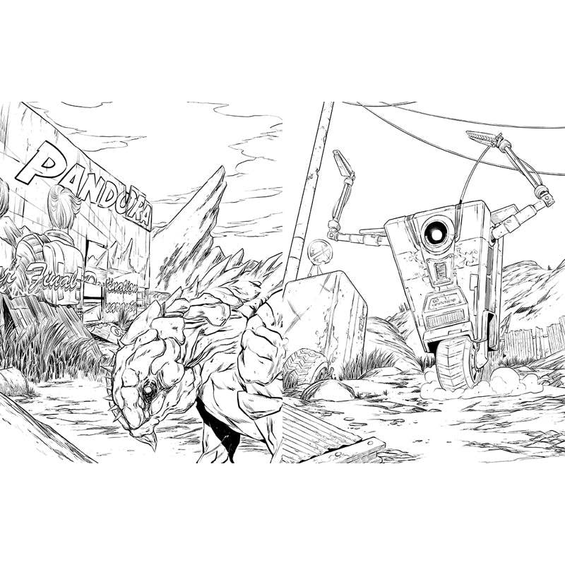 Borderlands: The Official Coloring Book (NEW!)