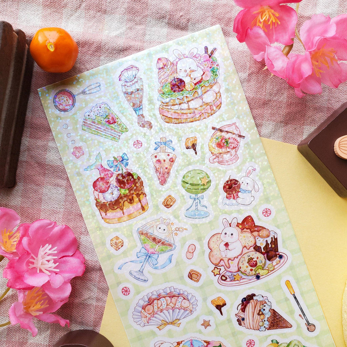 Beloved Bunny Desserts Sticker Sheet