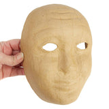 Paper Mache Mask – Blank Face for Creativity and Expression