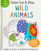 Color, Cut, and Fold: Wild Animals