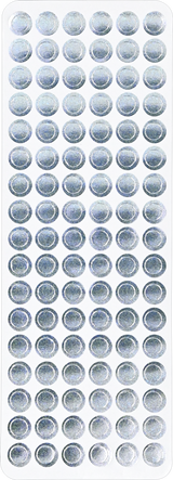Color Foil Dots Sticker Set