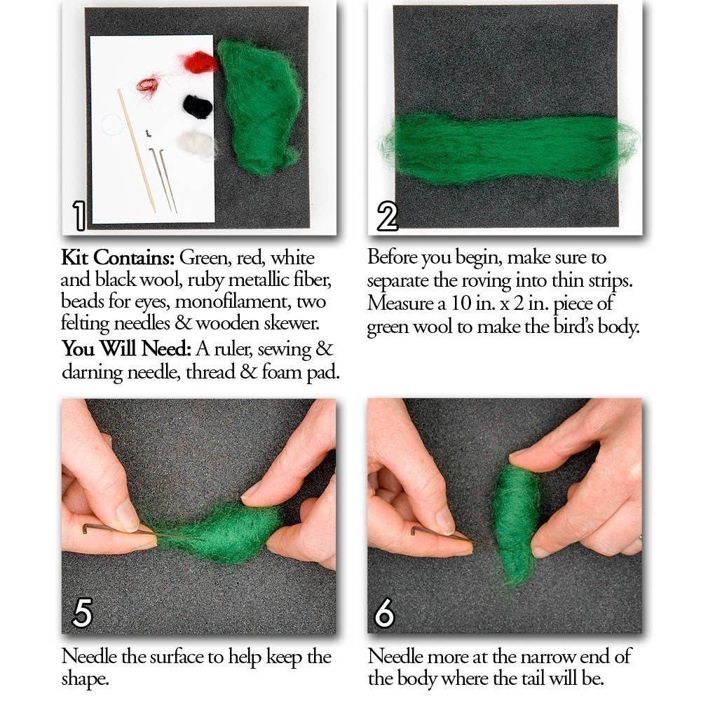 Hummingbird Felting Kit