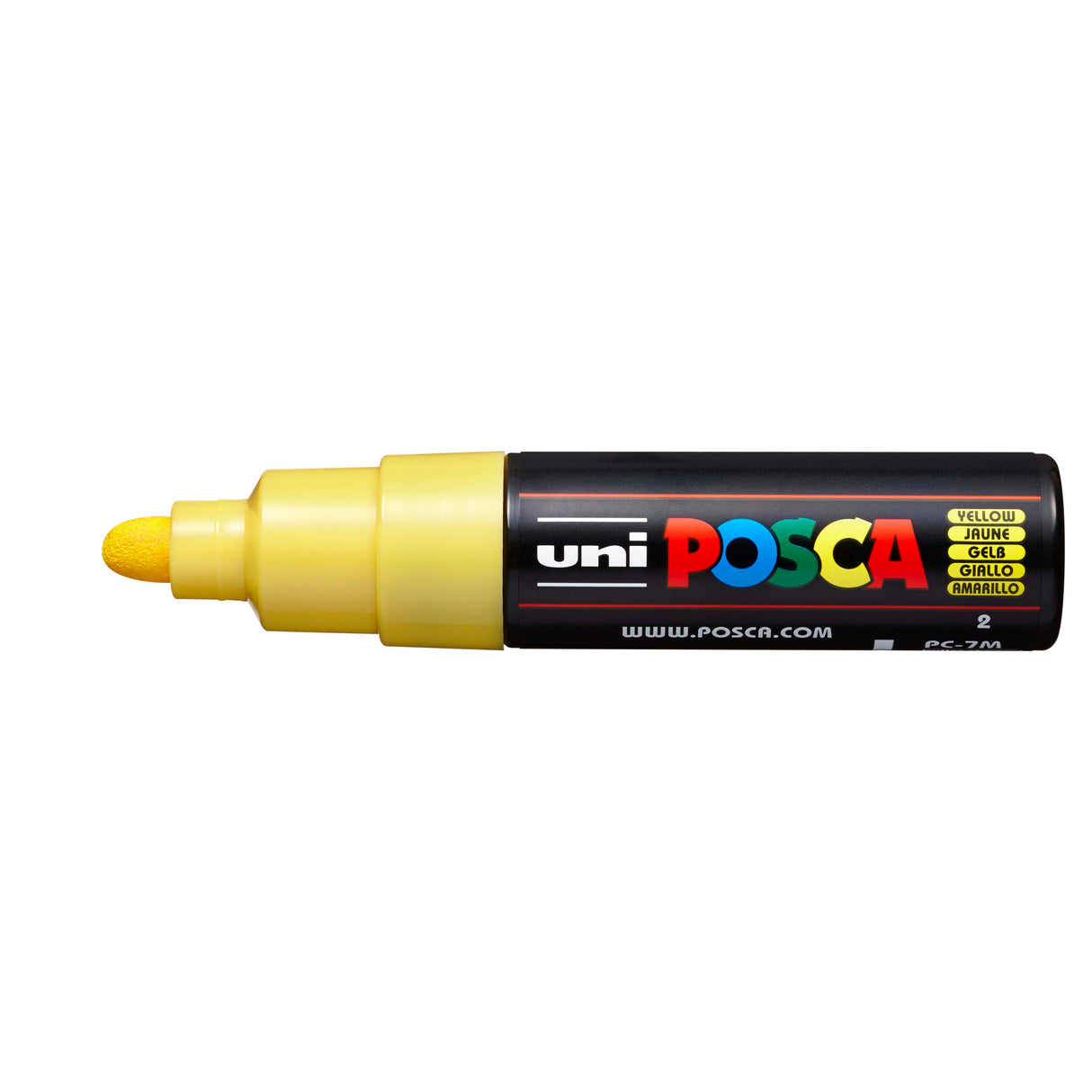 POSCA Paint Marker, PC-7M Broad Bullet, Yellow