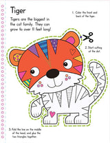 Color, Cut, and Fold: Wild Animals