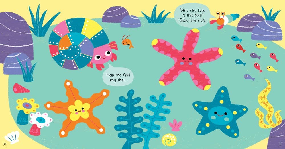 Little Children's Nature Sticker Book: Usborne