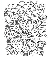 Large Print Coloring Book -  Color Me Calm