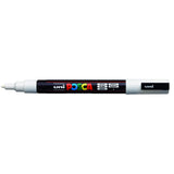 POSCA Paint Marker, PC-3M Fine Bullet, White
