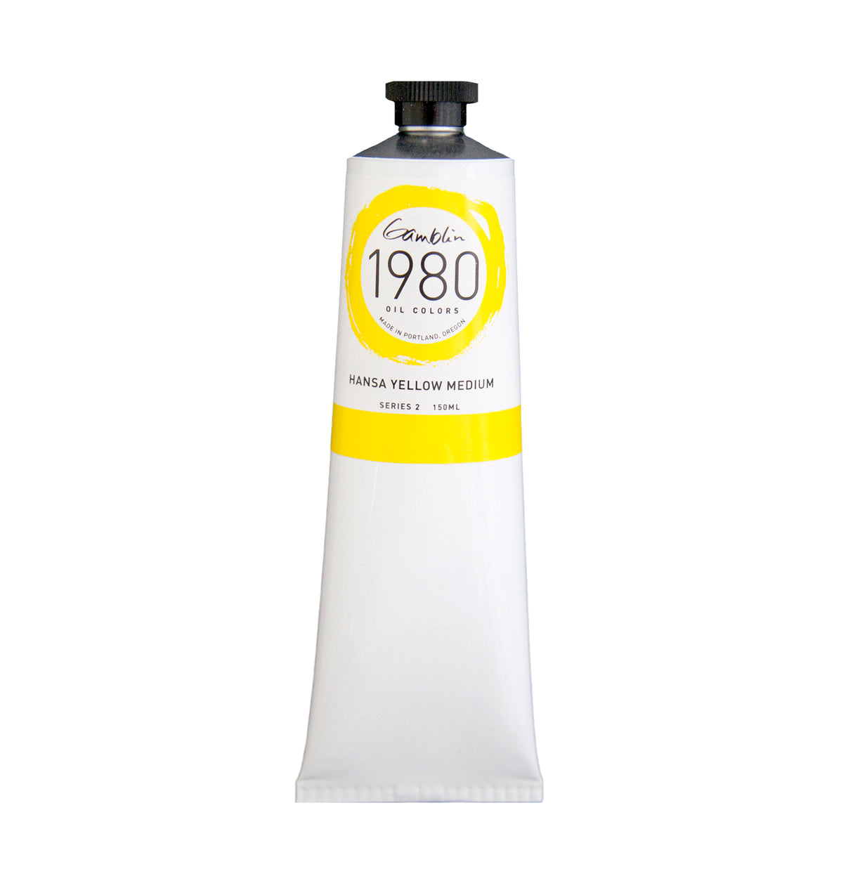 Gamblin 1980 Oil Color, 150ml, Hansa Yellow Medium