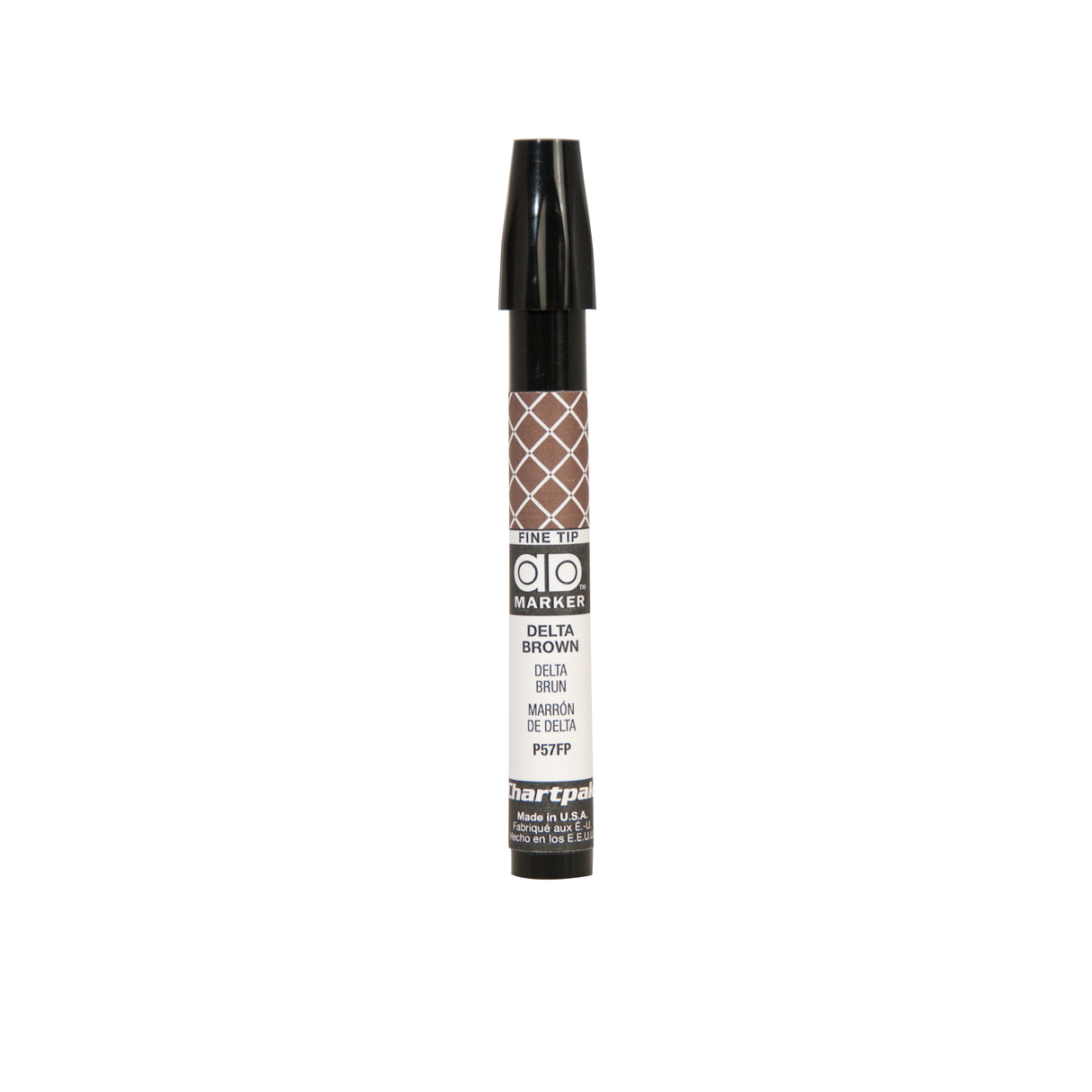 Chartpak Fine-Tip Ad Marker, Delta Brown