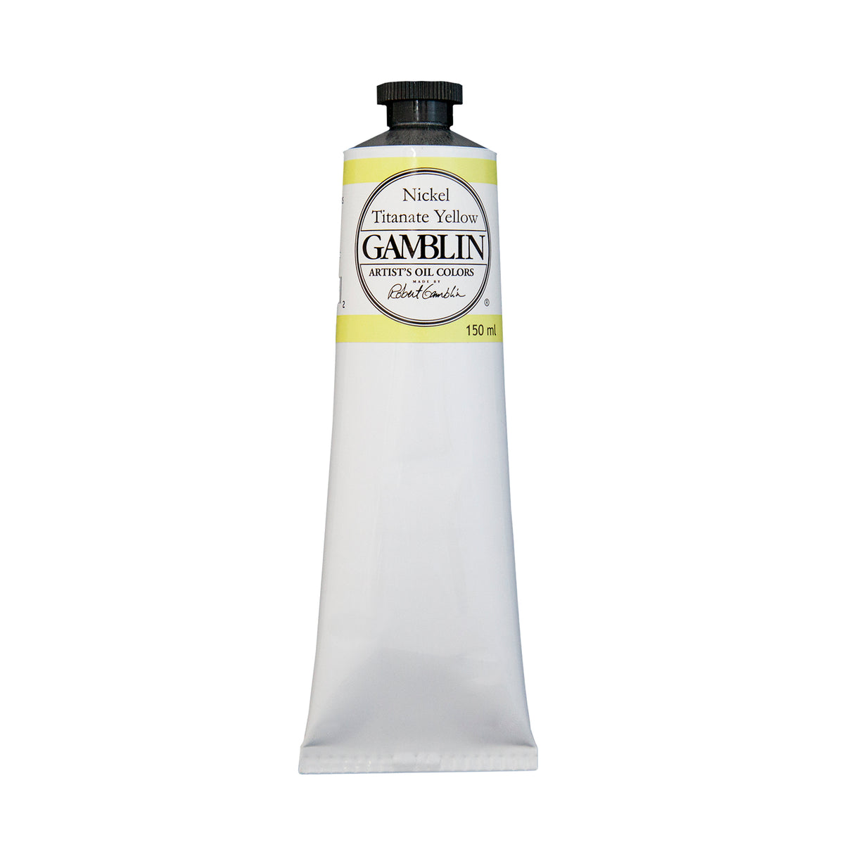Gamblin Artist Grade Oil Color, 150ml, Nickel Titanate Yellow