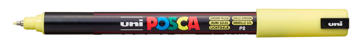 POSCA Paint Marker, PC-1MR, Extra-Fine, Sunshine Yellow