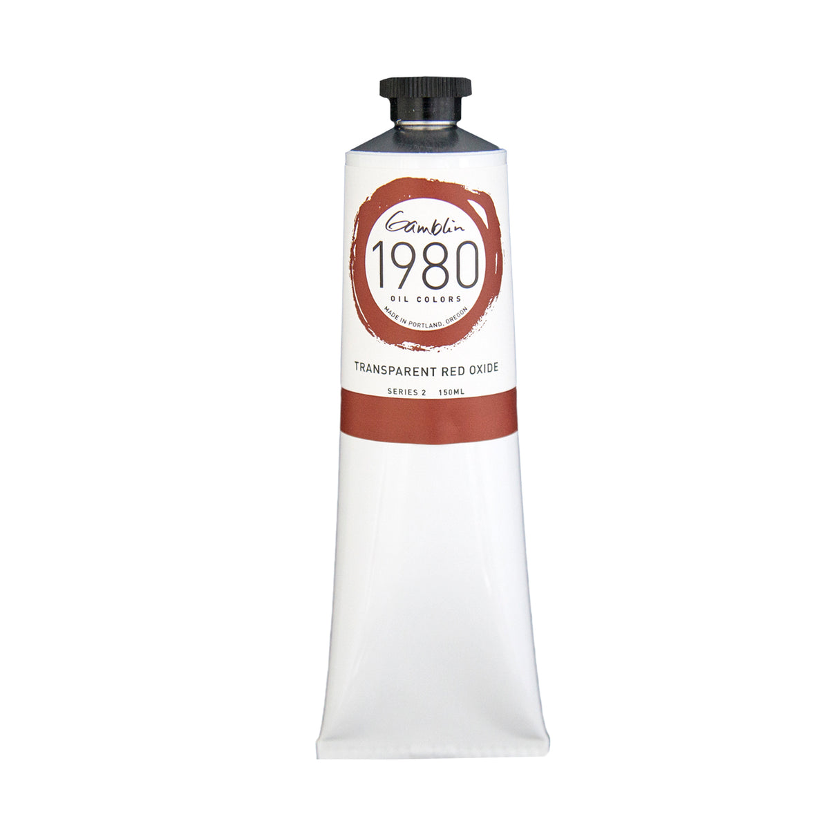 Gamblin 1980 Oil Color, 150ml, Transparent Red Oxide