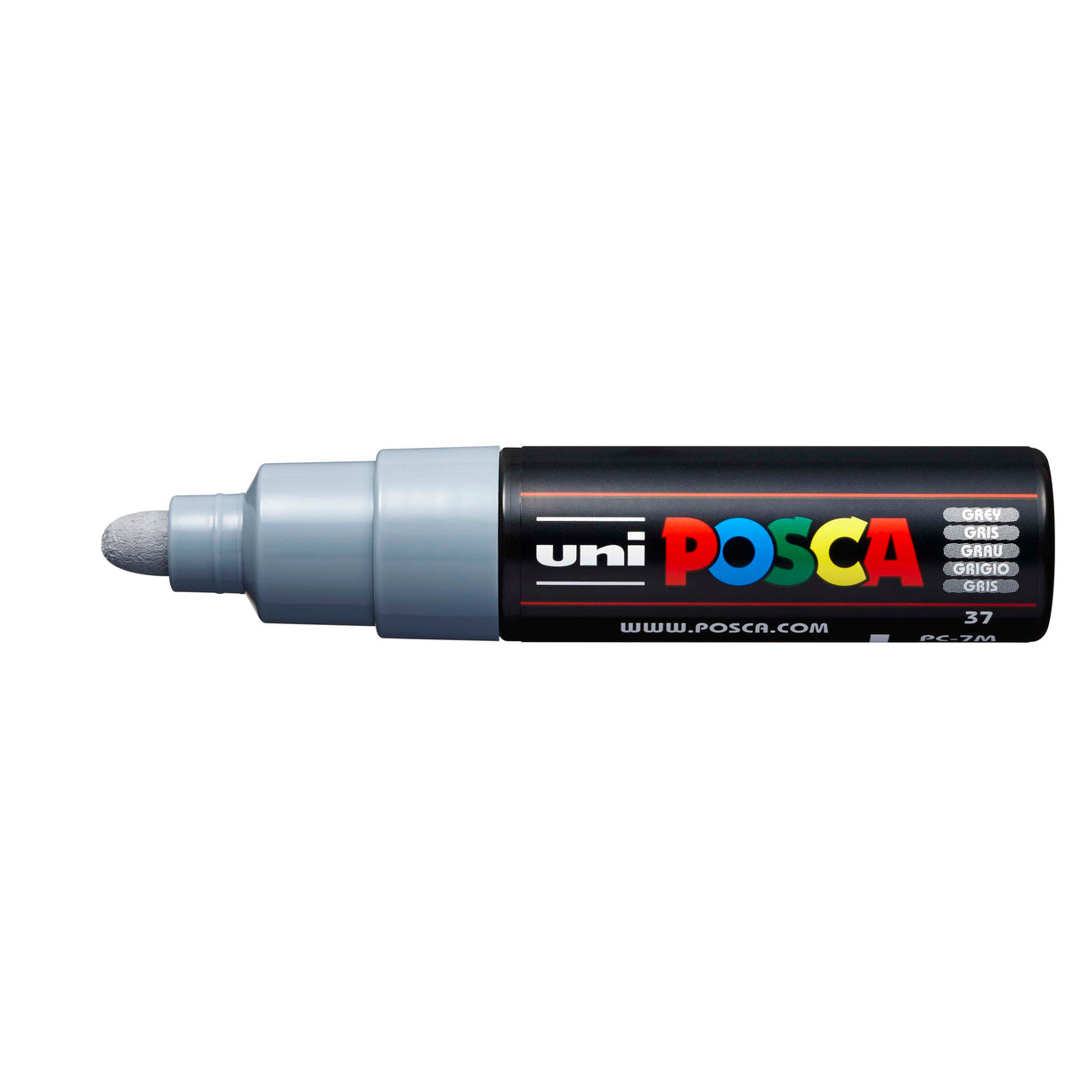 POSCA Paint Marker, PC-7M Broad Bullet, Grey