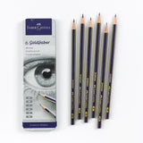 Faber-Castell Creative Studio Graphite Sketch Tin Set, 6-Pencils