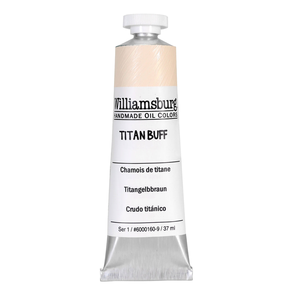 Williamsburg Artist Oil Color, 37ml Tube, Titan Buff