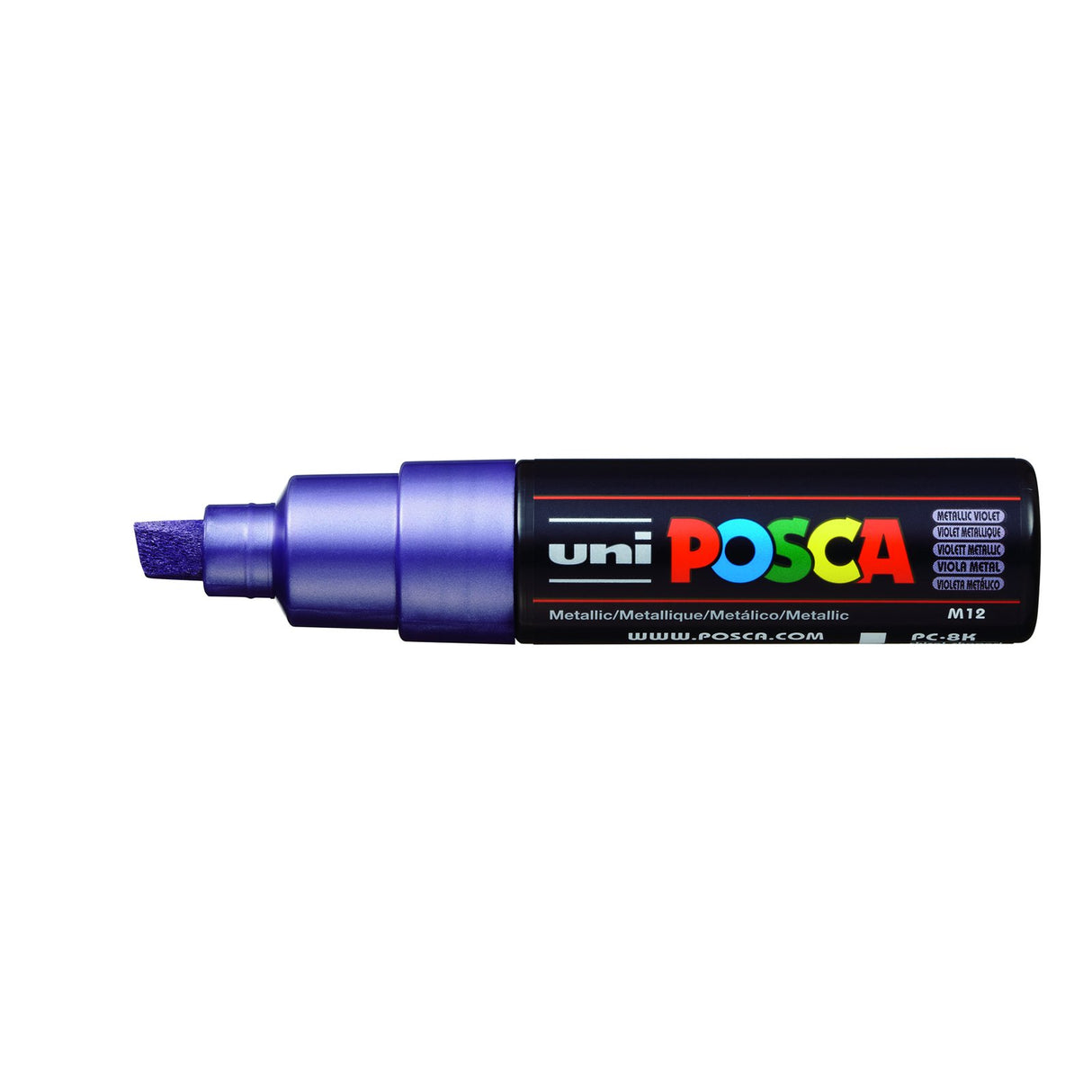 POSCA Paint Marker, PC-8K Broad Chisel, Metallic Violet
