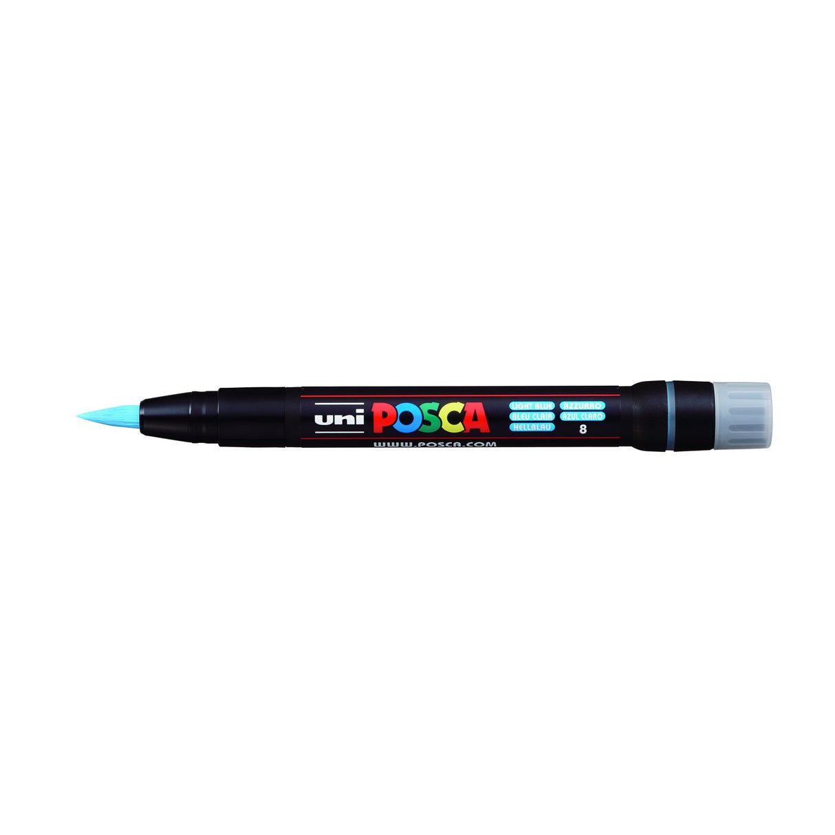 POSCA Paint Marker, PCF-350 Brush, Light Blue