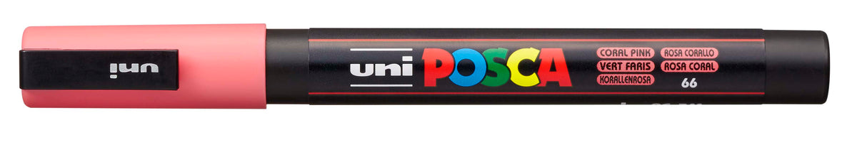 POSCA Paint Marker, PC-3M, Fine, Coral Pink