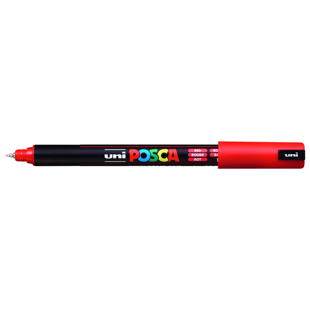 POSCA Paint Pen, PC-1MR Ultra-Fine Tip, Red