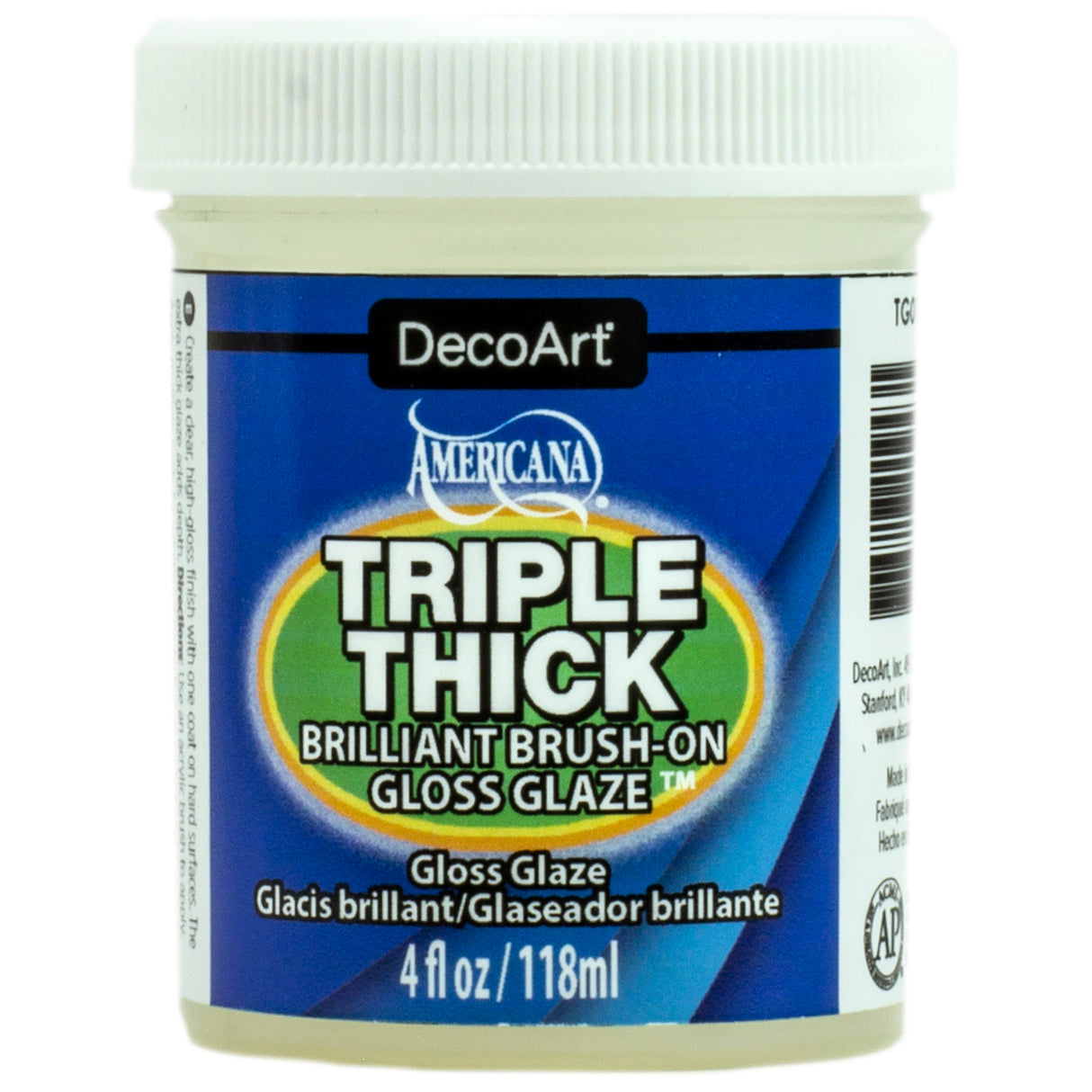 DecoArt Triple Thick Gloss Glaze, 4 oz.