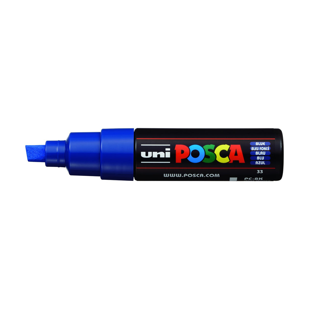 POSCA Paint Marker, PC-8K Broad Chisel, Blue